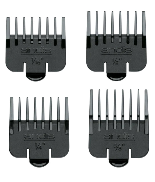 Andis Snap-On Blade Attachment Combs 4PCS #4640